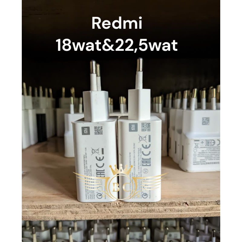 (COD) Adaptor batok charger Xiaomi redmi 18watt 22,5watt fast charging 100% ori copotan