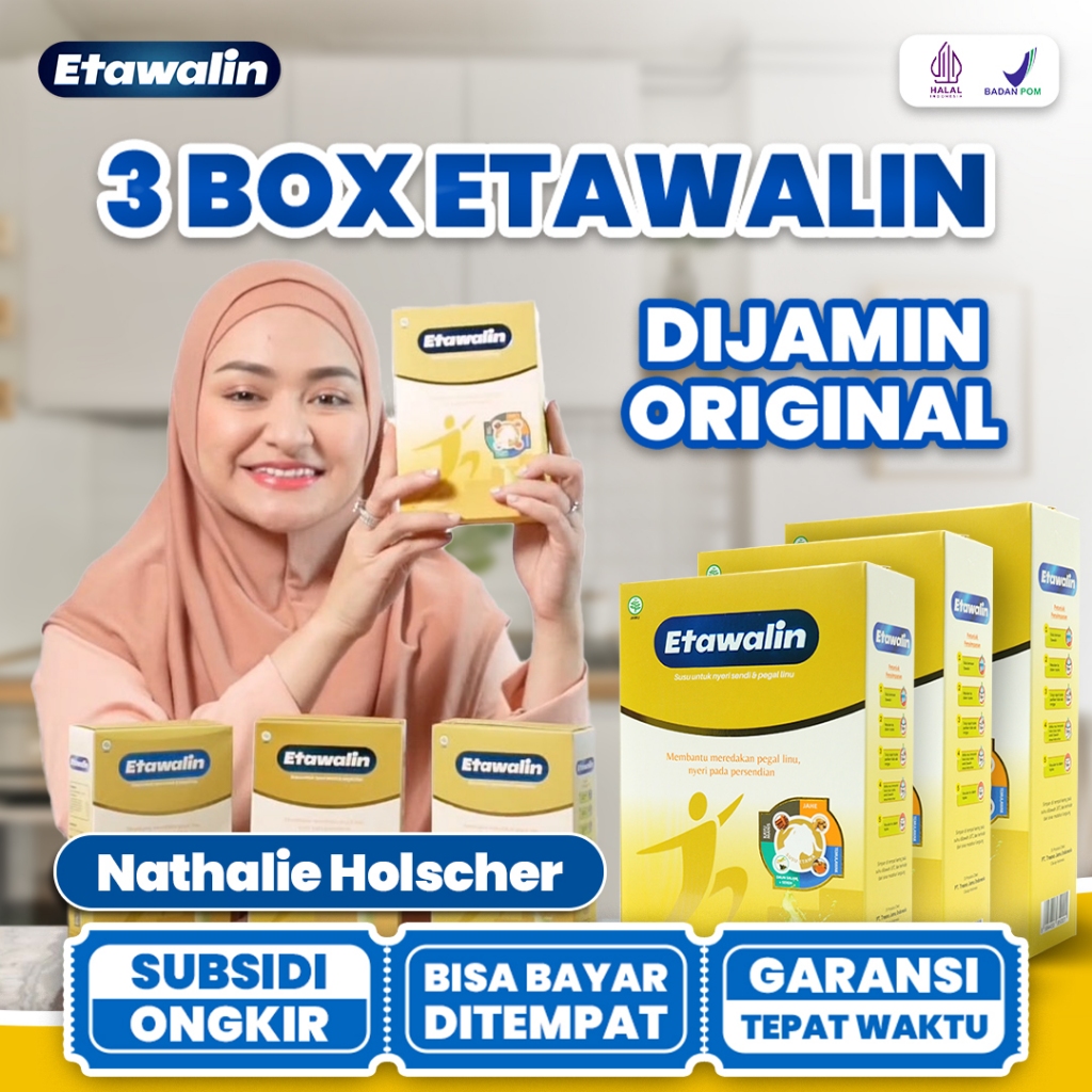 

3 Box Etawalin - Susu Kambing Etawa 100% Original Atasi Sakit Tulang dan Sendi Pegal Linu Asam Urat