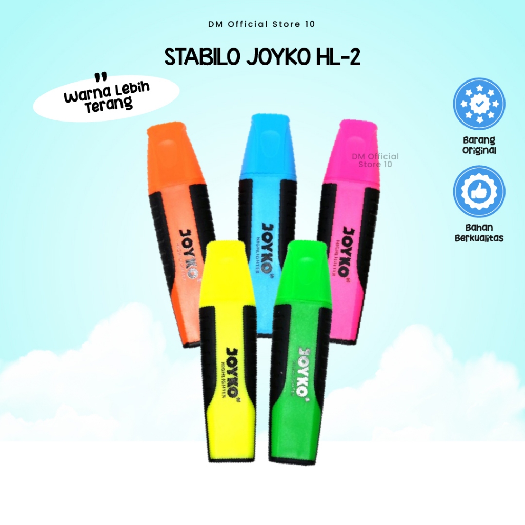 

Penanda Tulisan Buku Highlighter Stabilo Joyko HL-2 Perlengkapan Terlaris By Dm Store