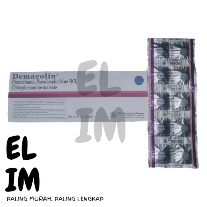 Demacolin Strip 10 Tablet