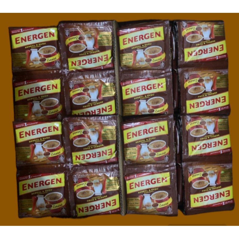 

Energen susu sereal coklat isi 10 sachet kemasan 34gram