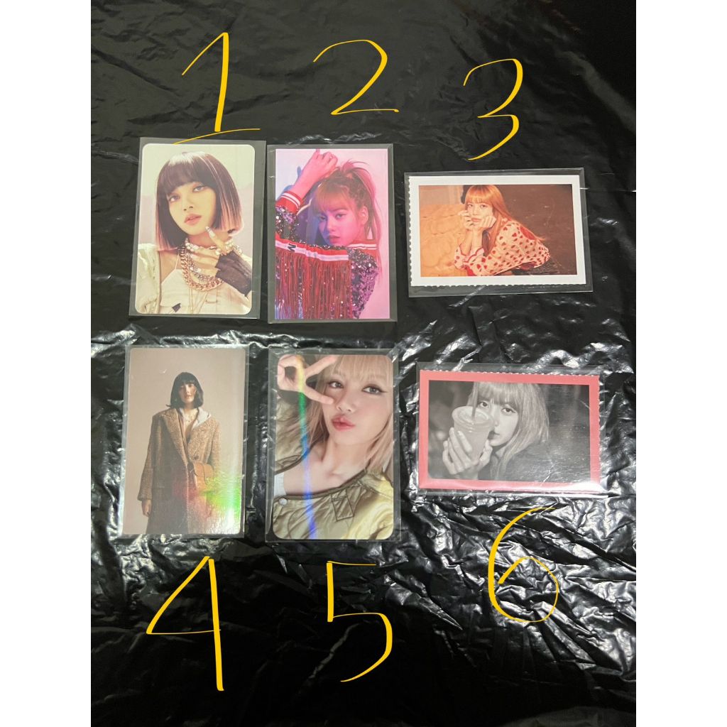 BLACKPINK LISA PHOTOCARD PC OFFICIAL