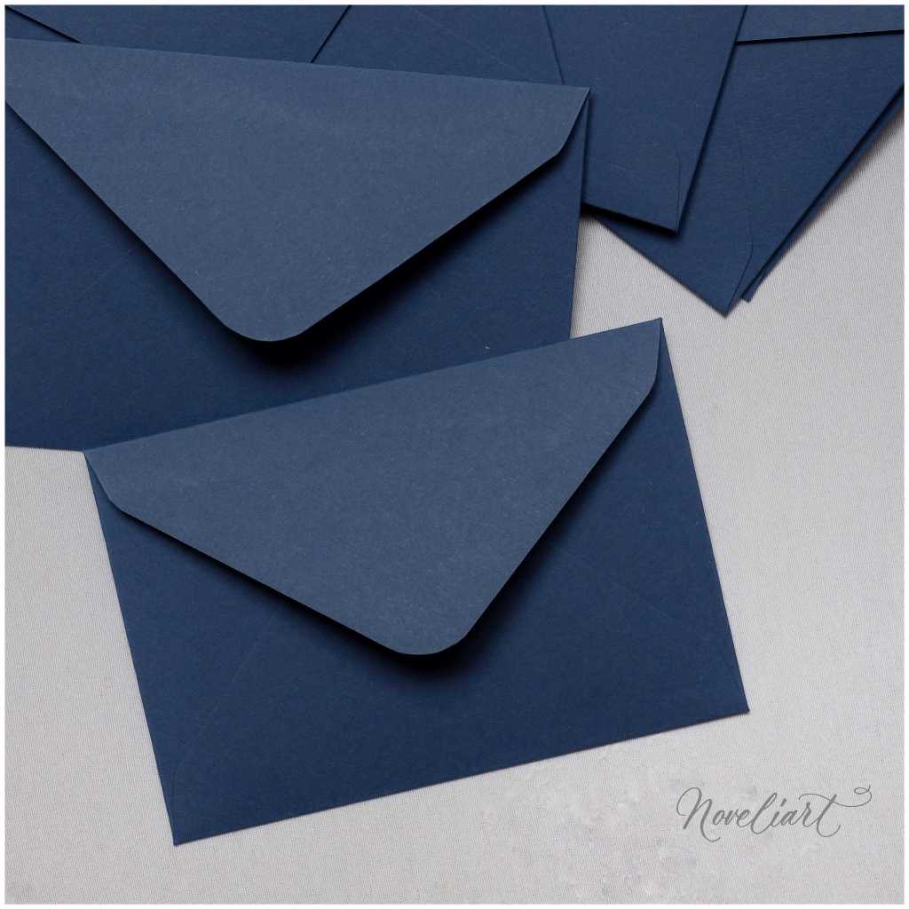 

Amplop Premium Tebal warna Navy ukuran A6 (10,5 x 15cm) Premium Card Envelope