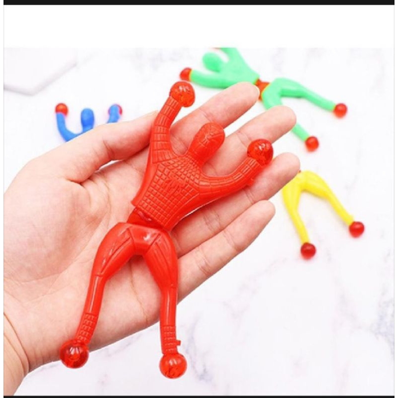 Mainan Anak Sticky Wall - Mainan Spiderman Panjat Dinding