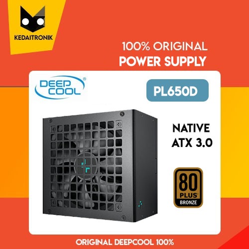Deepcool PL650D 650W Native ATX 3.0 80PLUS Bronze Standard Power Supply PSU PL650D