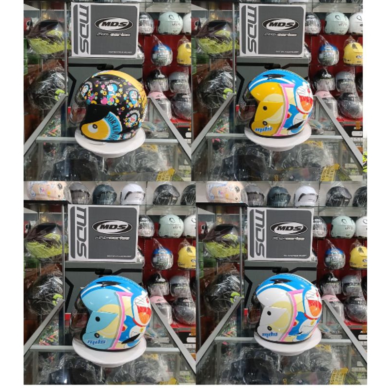 HELM ANAK MDS DORAEMON ( semua motif )