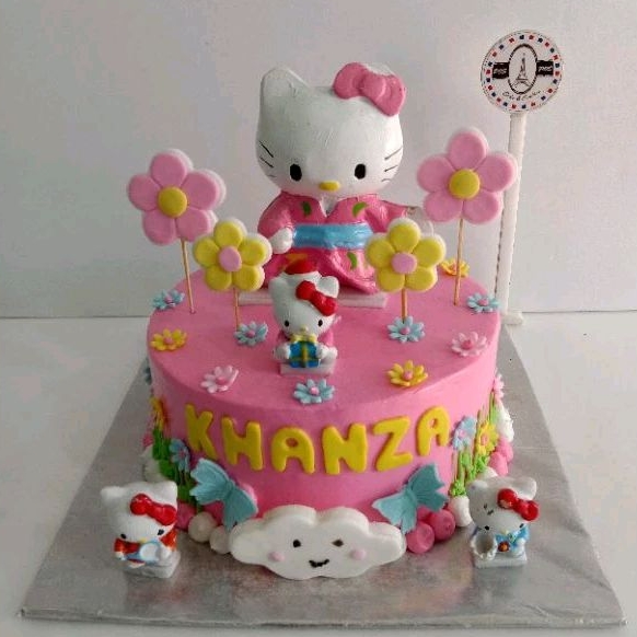 

Hellokitty cake