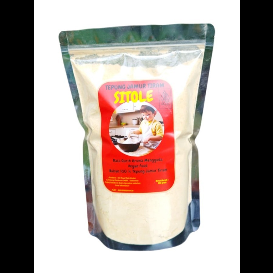 

Tepung jamur tiram sitole / SITOLE Tepung Jamur Tiram / Tepung Biang 500 gram 100% asli tanpa tambahan perasa