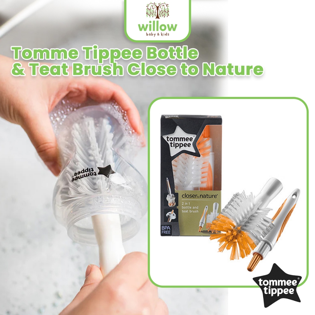 Sikat Botol - Tommee Tippee Bottle & Teat Brush Close To Nature