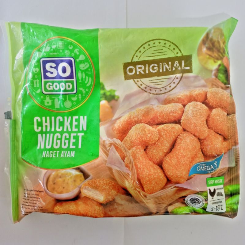 

So good chicken nugget original /nugget ayam 400g