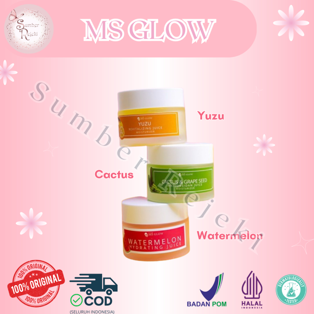 MS GLOW HYDRATING JUICE MOISTURIZER / MOISTURIZER MS GlOW  /  MOISTURIZER JUICE
