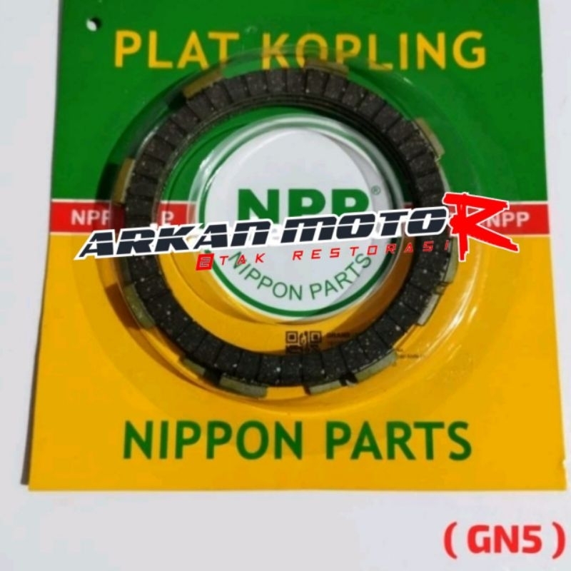 PLAT KAMPAS KOPLING NPP GRAND LEGENDA SUPRA X REVO LAMA SUPRA FIT OLD NEW 4 KEPING ORIGINAL NPP