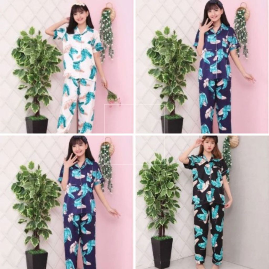 CELANA PANJANG MALIBU BAJU TIDUR PAJAMAS PIYAMA