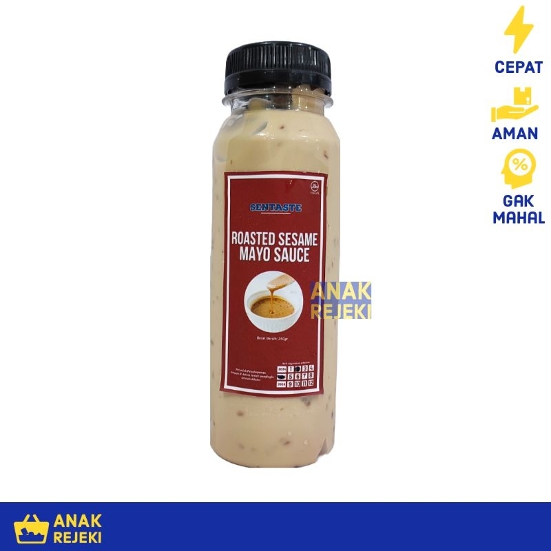 

Roasted Sesame Mayo Sauce Sentaste 250gr - Saus Kacang Wijen Panggang