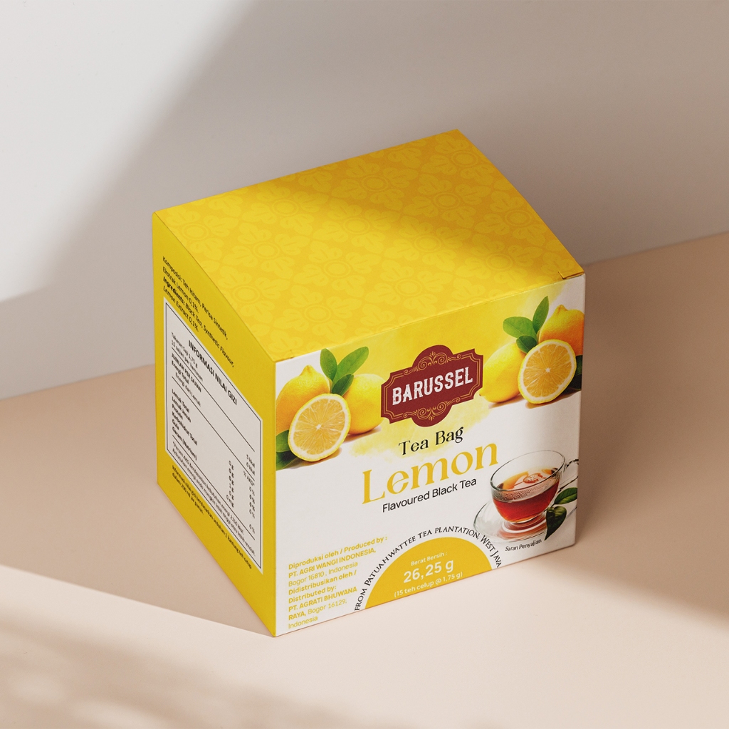 

BARUSSEL Lemon Tea | Teh Celup Rasa Lemon