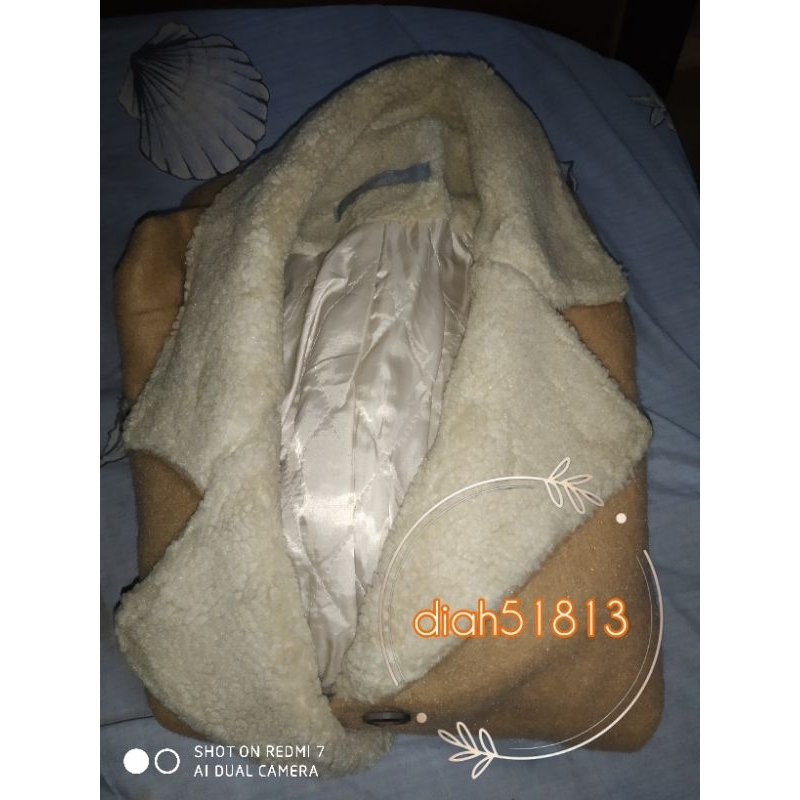 Jaket Blazer Wanita Panjang Wol Full Puring.