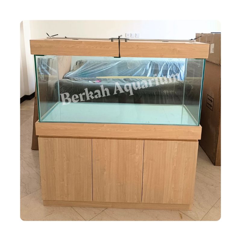 Meja Kabinet 1 Set Aquarium dan Filter Talang Murah Berkualitas