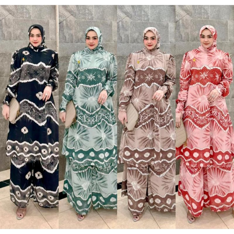 GAMIS WANITA CAHAYA ONE SET 3IN1(ZZ)