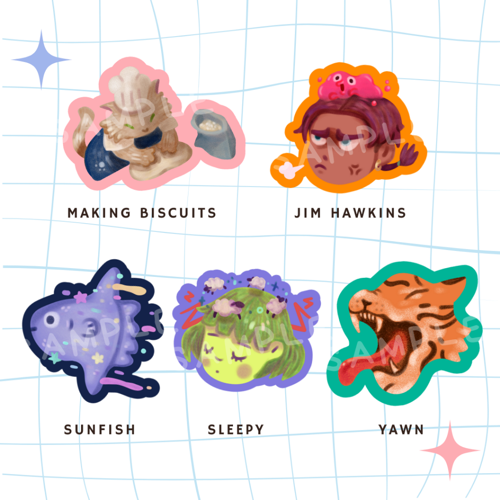 

Jim Hawkins (Treasure Planet) and Original Mini Stickers