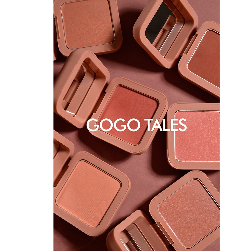 Domestic Makeup GOGO Dance GOGO TALES GOLES Elegant Rhyme Blush Matte Pearlescent Natural Nude Makeu
