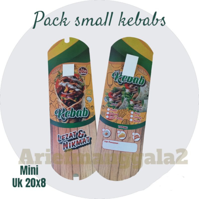 

[COD] Kertas kemasan kebab uk kecil 50pcs