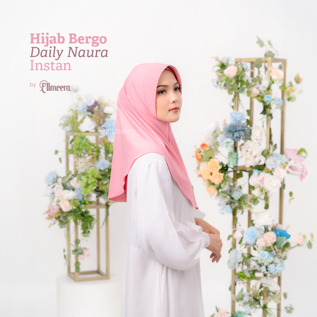 Hijab Instan Bergo Daily Naura Size M Hijab Instan Jersey HIJAB BERGO HAMIDAH SIZE M Hijab Sport Ber