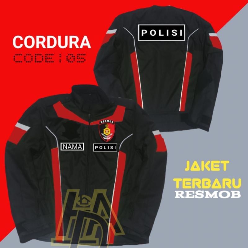 JAKET POLISI CORDURA RESMOB POLRI JAKET RESMOB