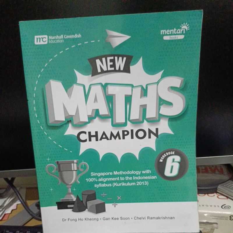 NEW MATHS CHAMPION 6 WORKBOOK PRELOVED