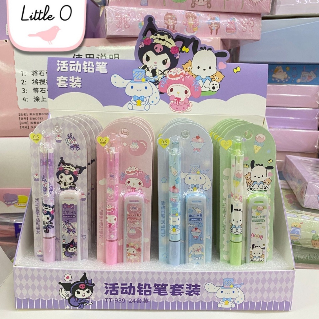 

TERUPDATE FREE ISI PENSIL Pensil Mekanik Karakter Sanrio 5mm Mechanical Pencil Karakter Lucu