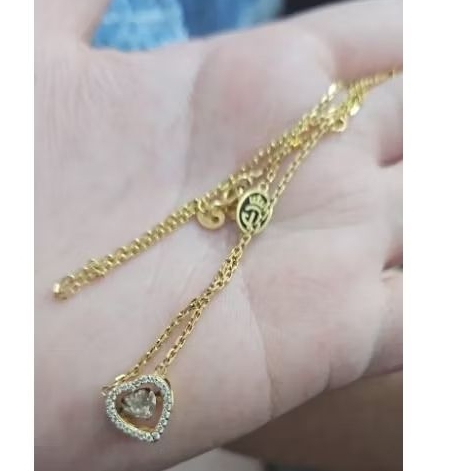 Kalung dancing stone igun ivan gunawan yt igun emas asli putih kuning 375 batu