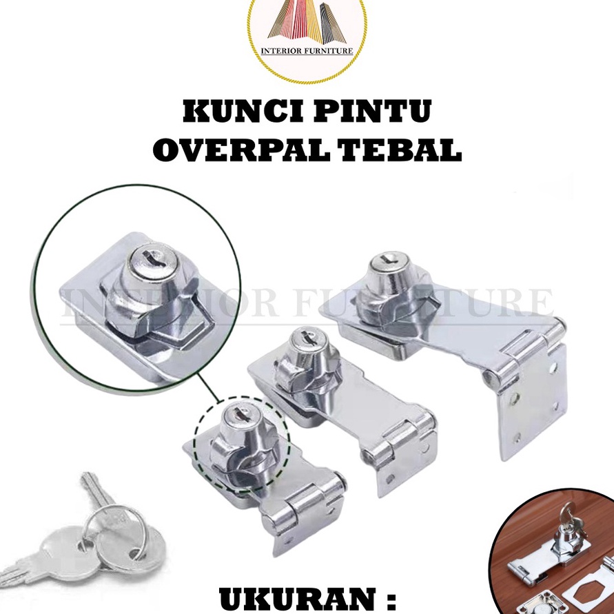 Top Overpal Plat Tebal Overpal Stainless Tebal 25 inch 3 inch 4 inch Kunci Pintu Overpal Tebal