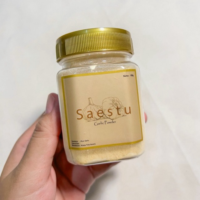 

Pure Garlic Powder Bubuk Bawang Putih Bumbu Masak Saestu (100gr)