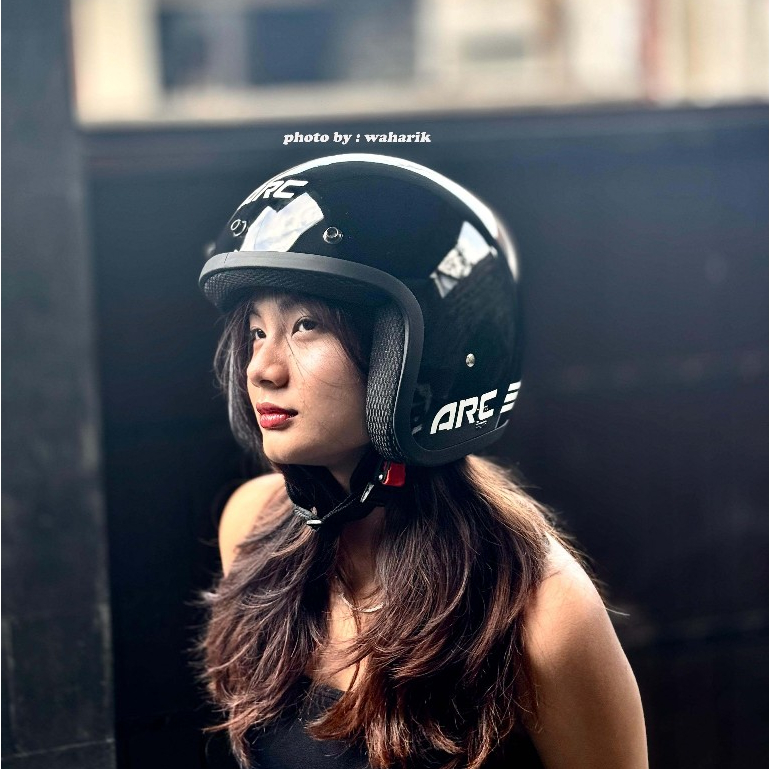 Helm Bogo Retro Pria Wanita, Helm Motor Vespa, Grand Filano, Nmax, Stylo, Scoopy, Beat, Custom