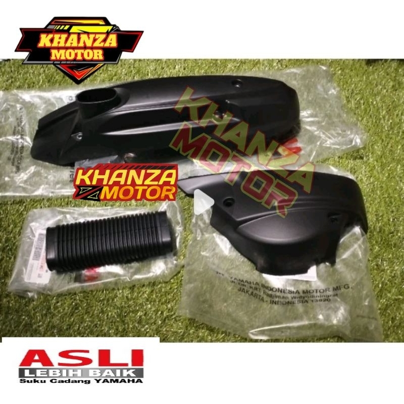 COVER CVT SET 3pc MIO SOUL OLD 2008-2011 FINO KARBU ORIGINAL YAMAHA