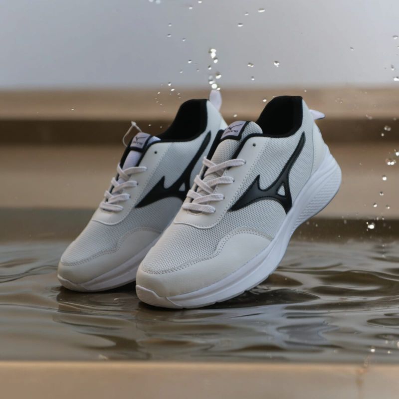 sepatu sport running mizuno putih jumbo big size 45-46-47-48