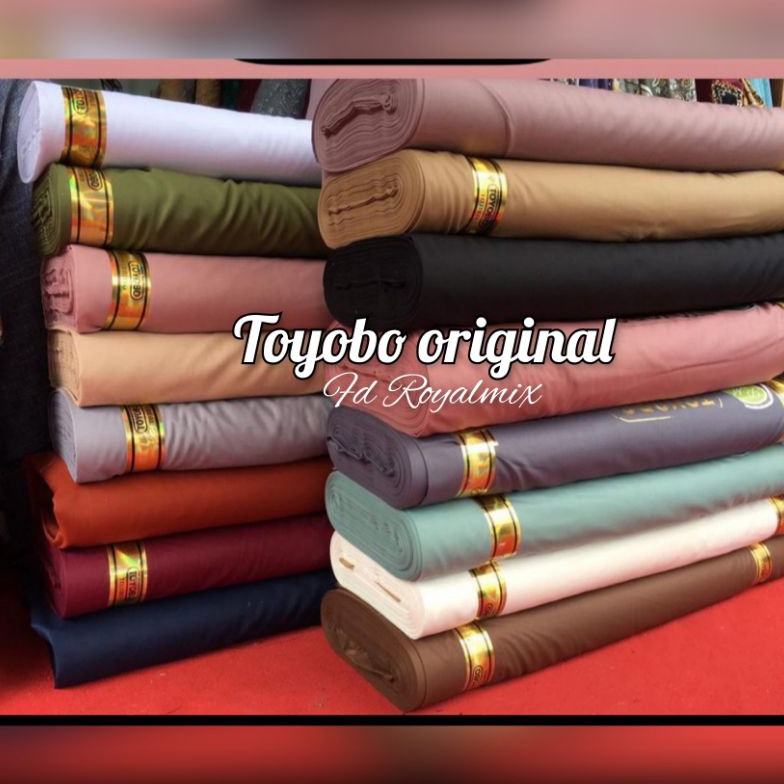 M36  COD Toyobo  Toyobo premium  Toyobo royal mix  Katun hakus katun jepang  bahan kemeja kain gamis