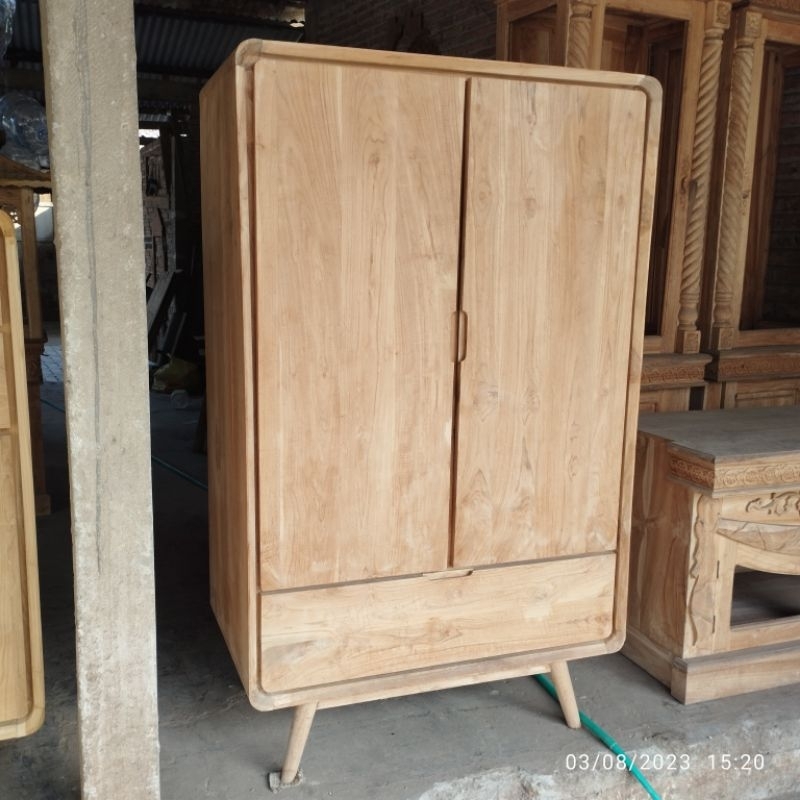 lemari pakaian reto kayu jati lemari pakaian anak