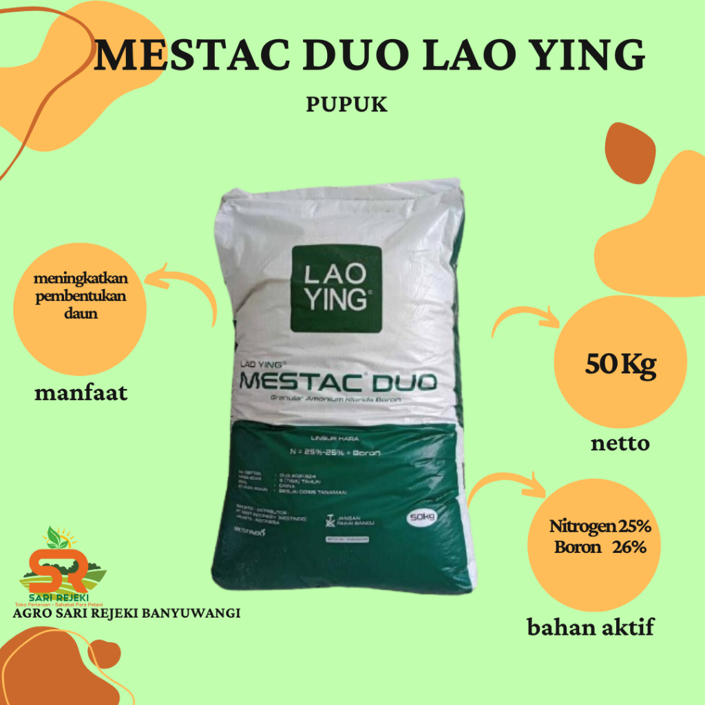 MESTAC DUO LAO YING 50KG PUPUK