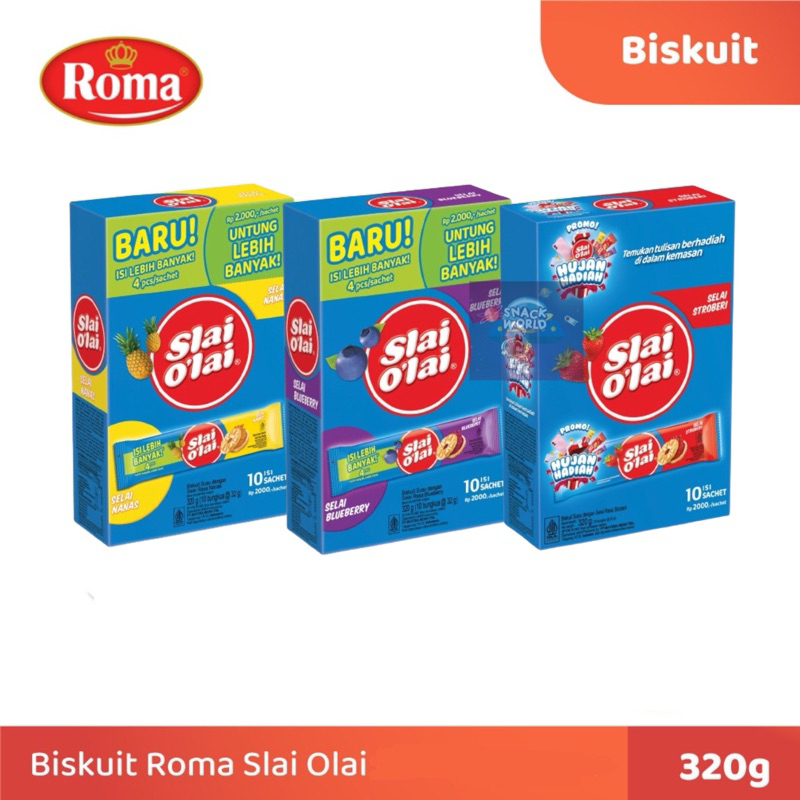 

[READY] Biskuit Slai olai Box - 10 pcs @32gr