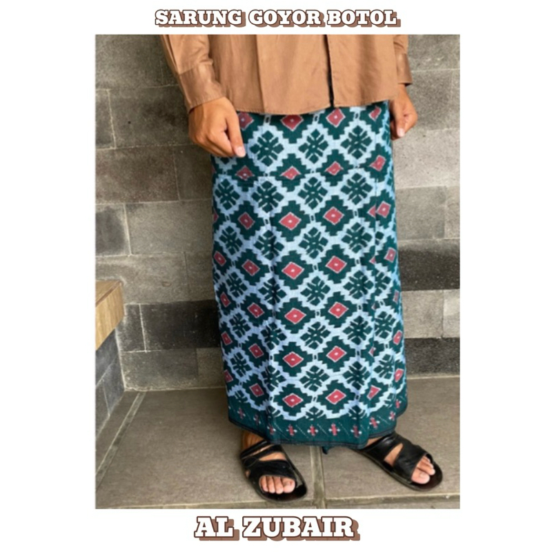 SARUNG GOYOR AL ZUBAIR / ASLI TENUN / JAHITAN TENGAH / HALUS & LEMBUT