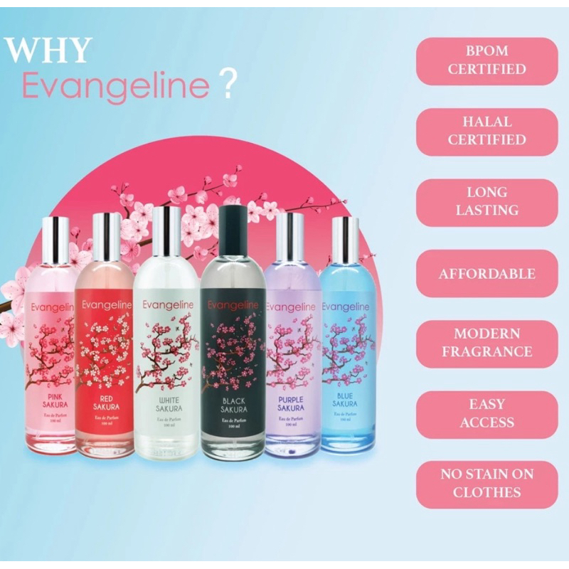 Evangeline Sakura Series Parfume EDP 100 ml