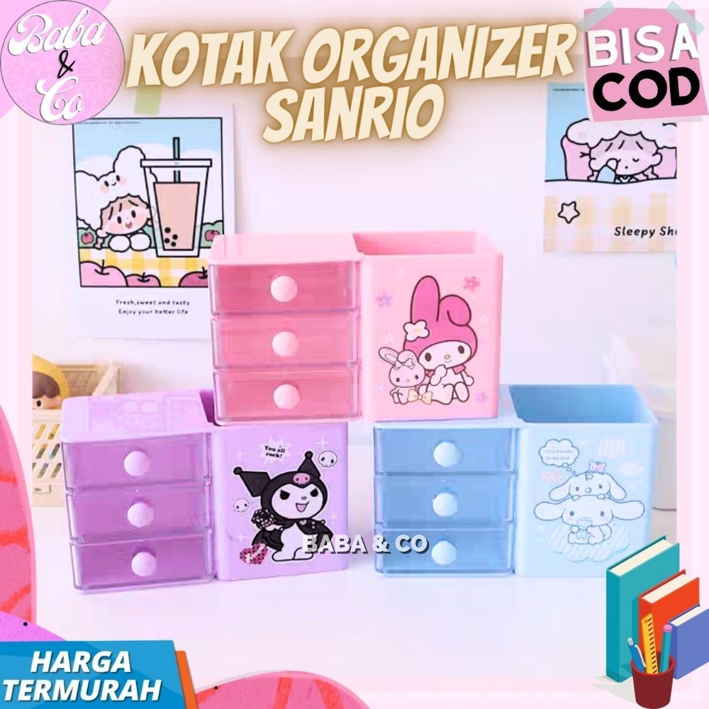 

KOTAK ORGANIZER SANRIO RAK PULPEN SANRIO LUCU IMUT LACI 3 TINGKAT SANRIO MURAH DESK ORGANIZER SANRIO