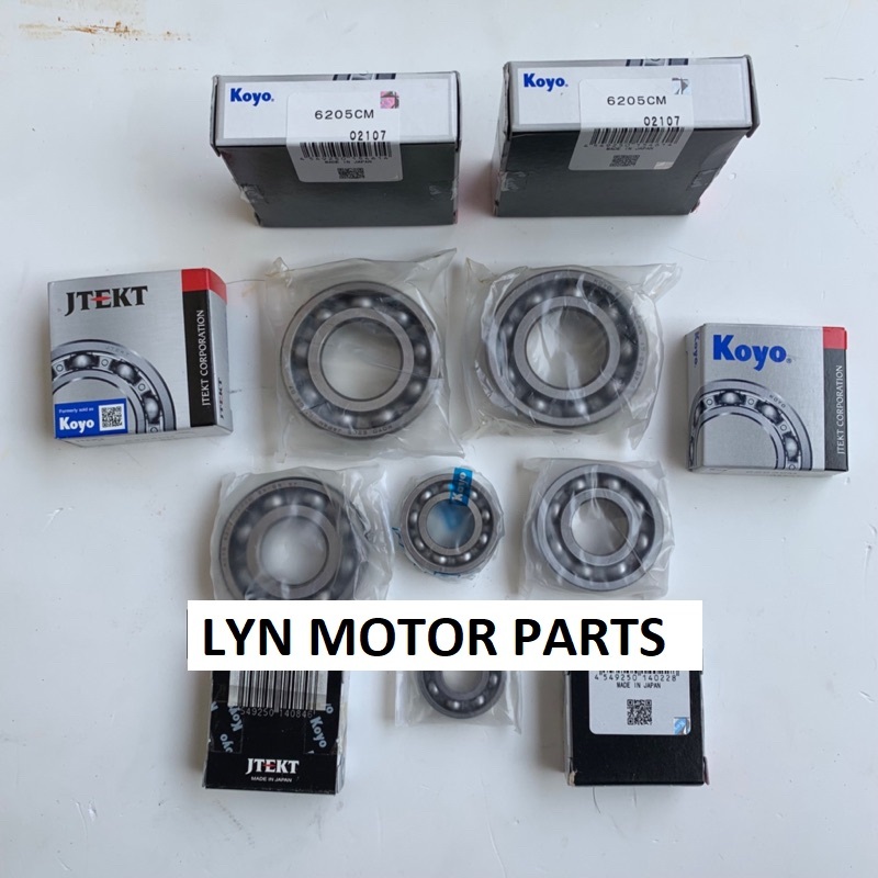 Bearing Laher Mesin kruk as Rasio komplit Fizr F1zr force original Koyo Japan