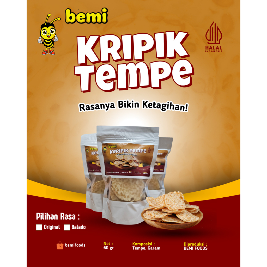 

BEMI Keripik Tempe Balado