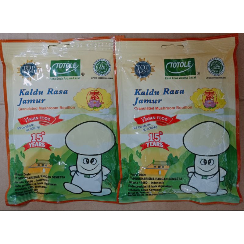 

Totole kaldu rasa jamur 80gr