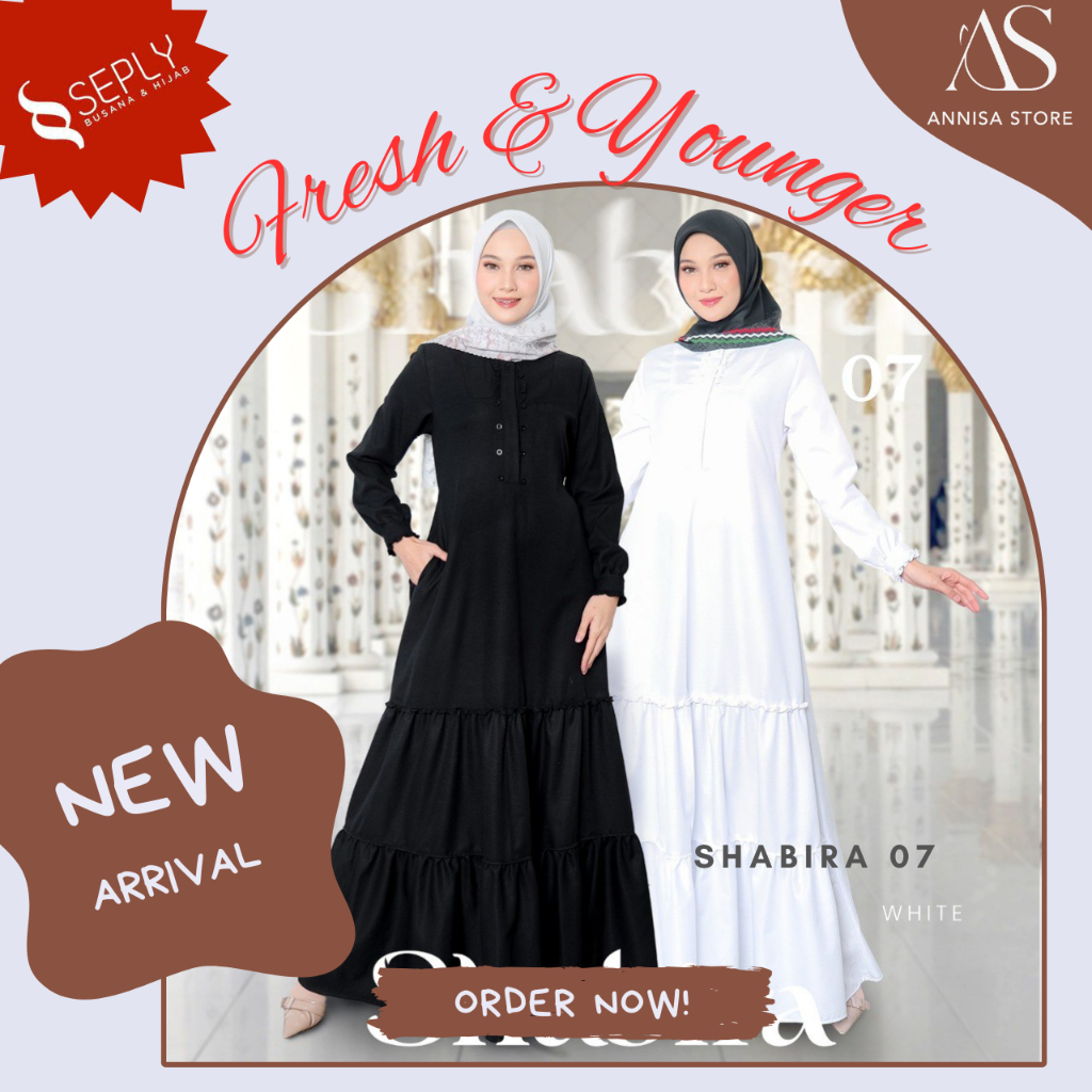 BAJU  GAMIS HAJI UMROH WANITA SEPLY SHABIRA 07 / BAJU GAMIS WANITA UNTUK UMROH DAN HAJI