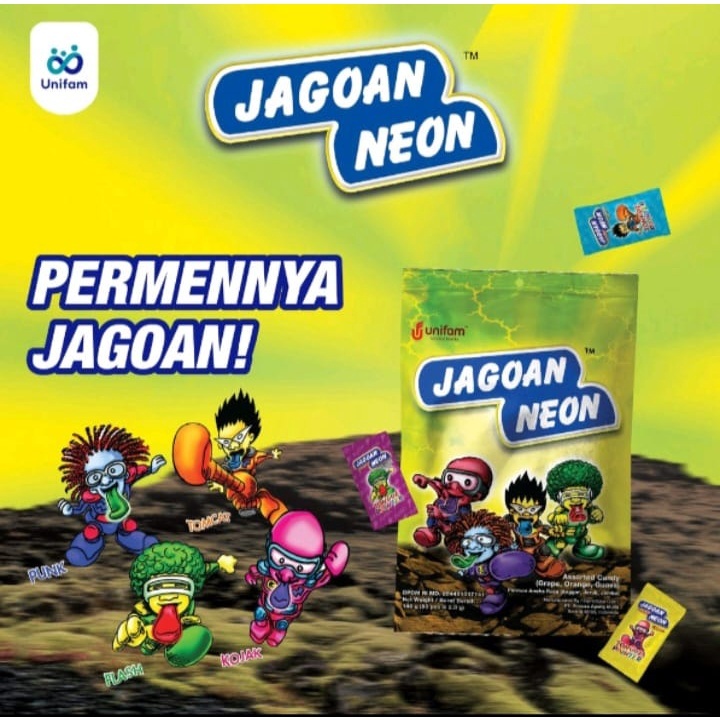 

(40pcs) JAGOAN NEON ASSORTED BAG
