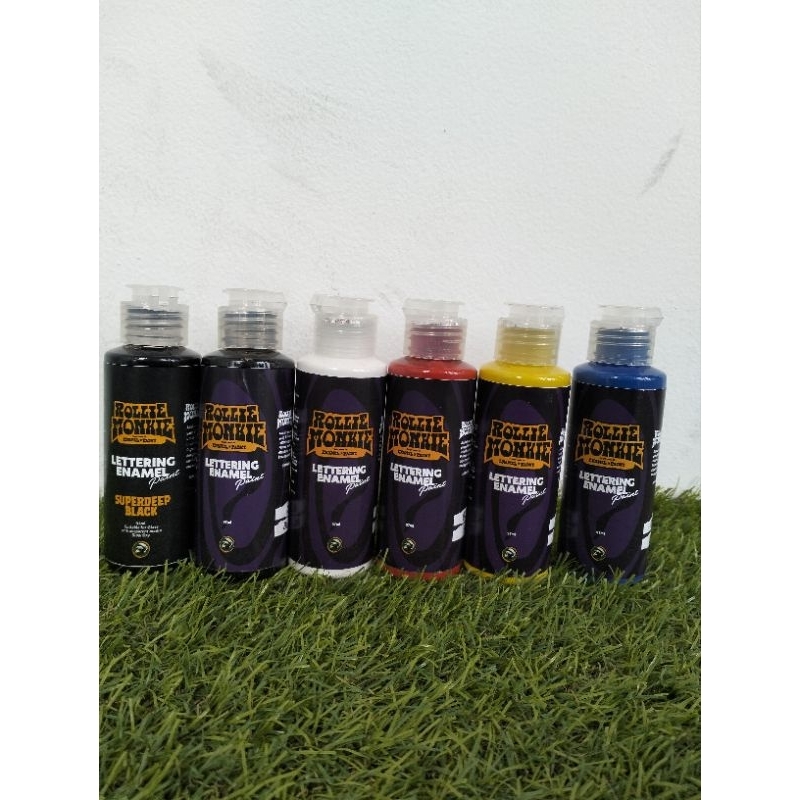 

Rollie Monkie Lettering Enamel Paint/Cat Enamel Original KEMASAN BARU (Baca Deskripsi)