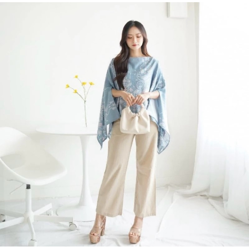 Blouse Batik Silk Satin Premium