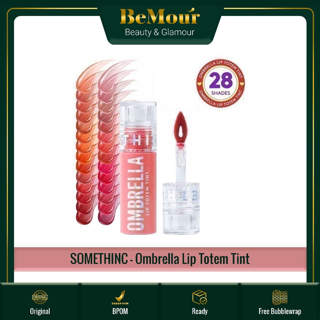 SOMETHINC - OMBRELLA LIP TOTEM TINT ( 2.5 g ) - Liptint Bibir Plumpy Juicy Sehat Ombre Lips Lightwei